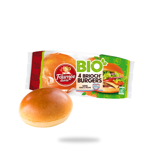 4 Brioch'Burgers Bio