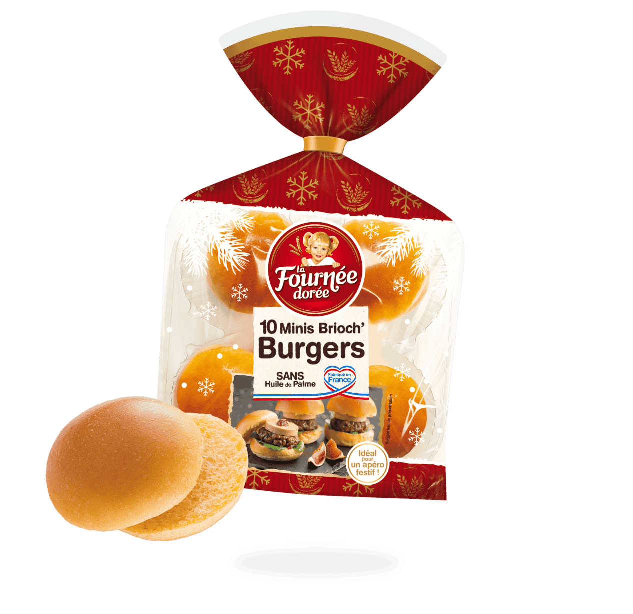 minis brioch burger pack festif
