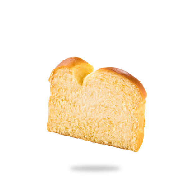 Hand-braided brioche loaf