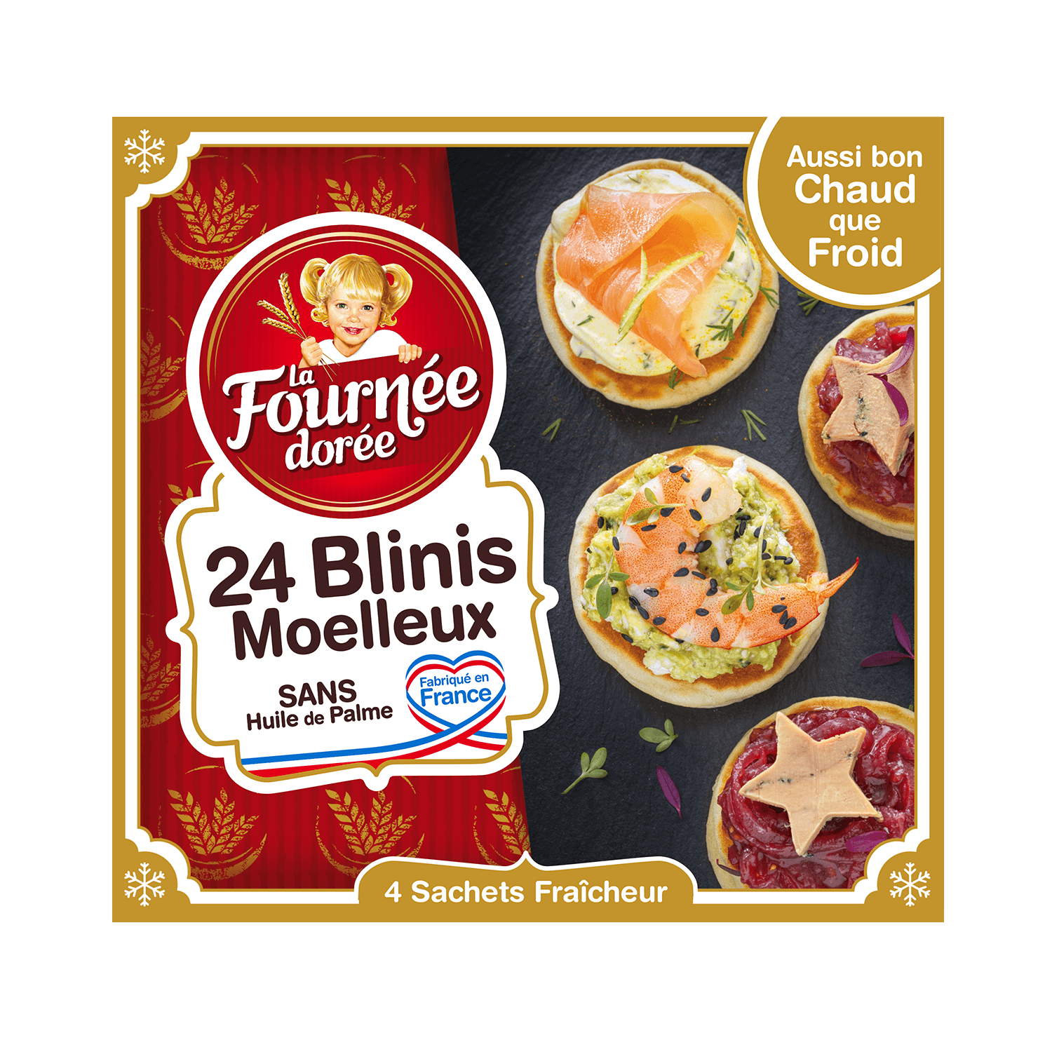 24 Blinis Moelleux