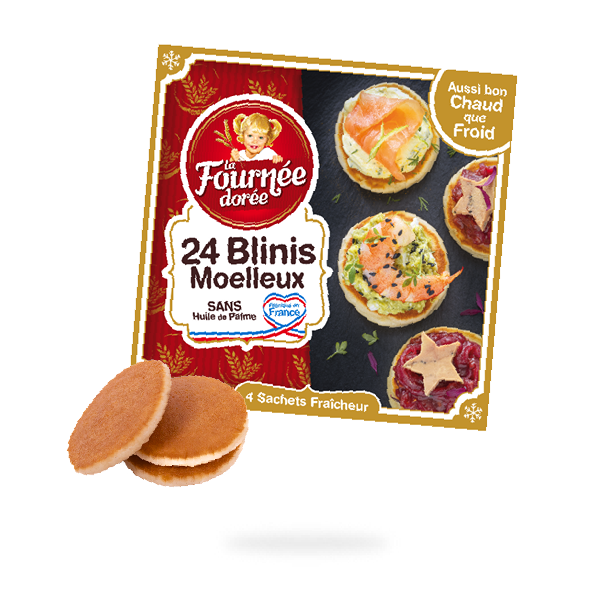 24 BLINIS MOELLEUX