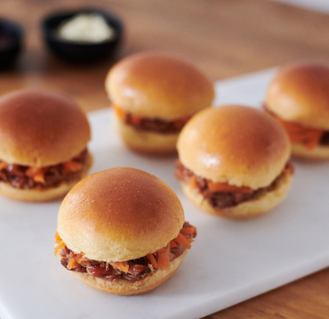 Minis Brioch Burgers Pulled Pork