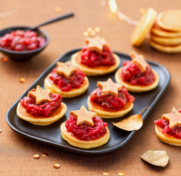 Recette Blinis chutney figue