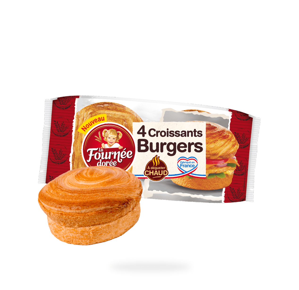 Croissant Burgers – montage pack site web