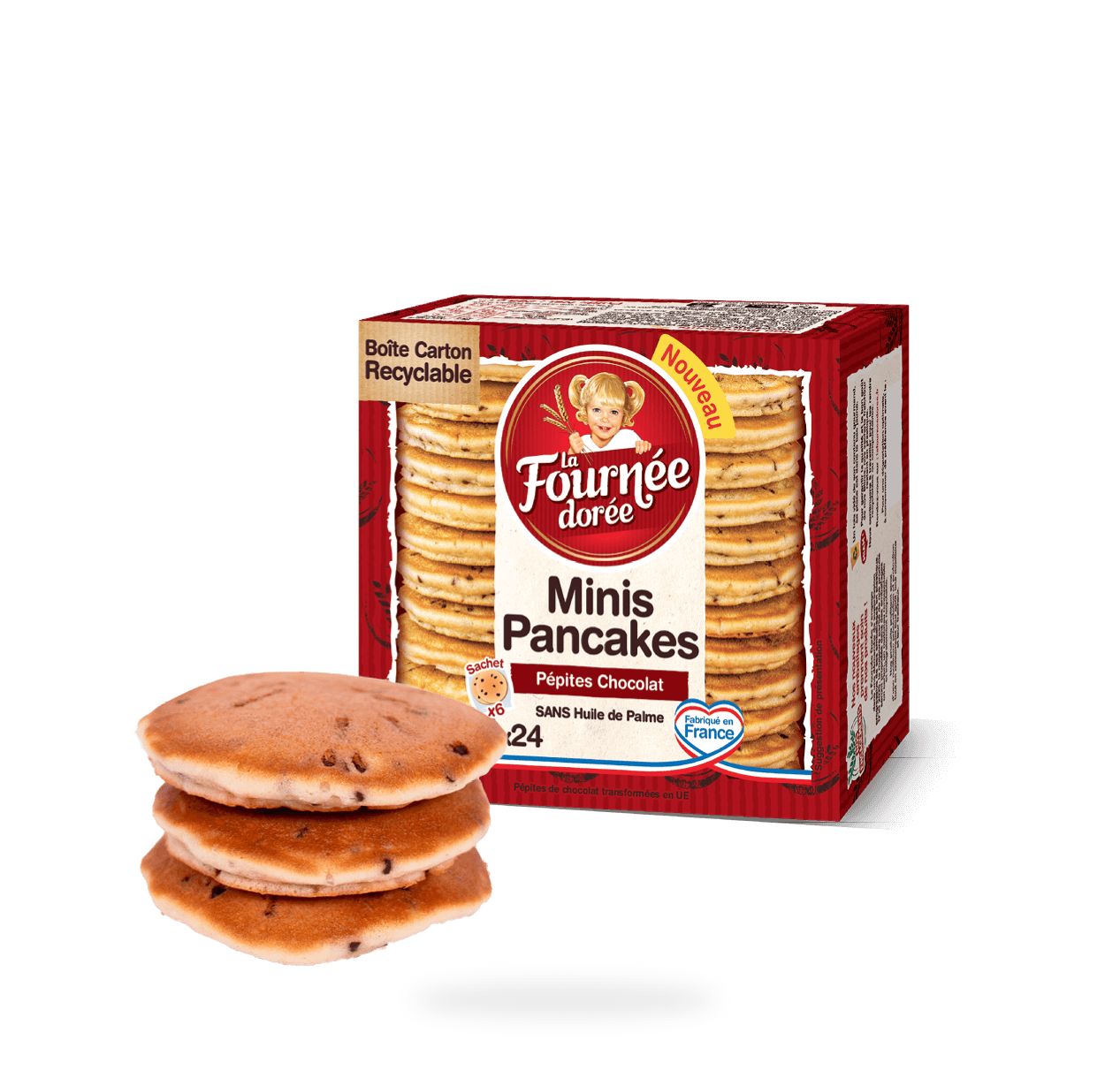 Minis Pancakes Pepites – pack site web