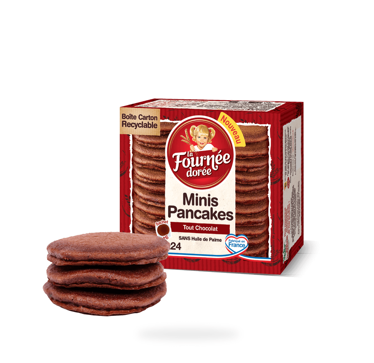Minis Pancakes Tout Chocolat – pack site web