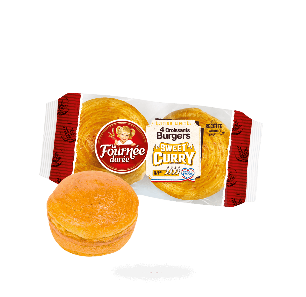 croissants burgers sweet curry