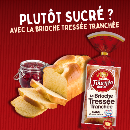 tressee tranchee - plutot sucre sale