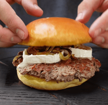burger chevre miel