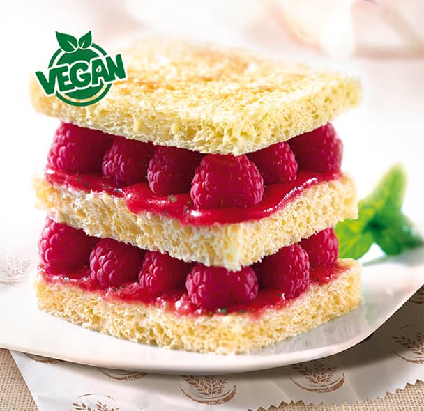 Brioche Raspberry cake