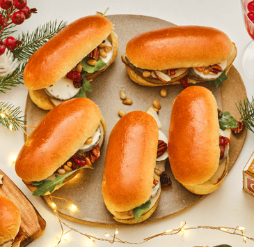 minis sandwichs chevre cendre