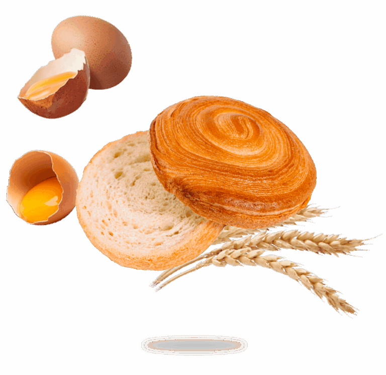 4 Croissant Pastry Buns