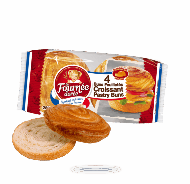 4 Croissant Pastry Buns