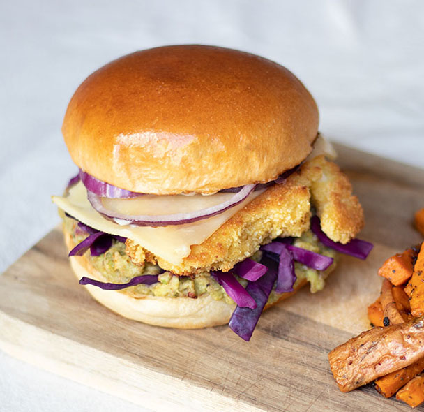 Brioch’Burger Poulet & Avocat