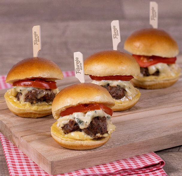 Minis Brioch’Burgers au Bleu