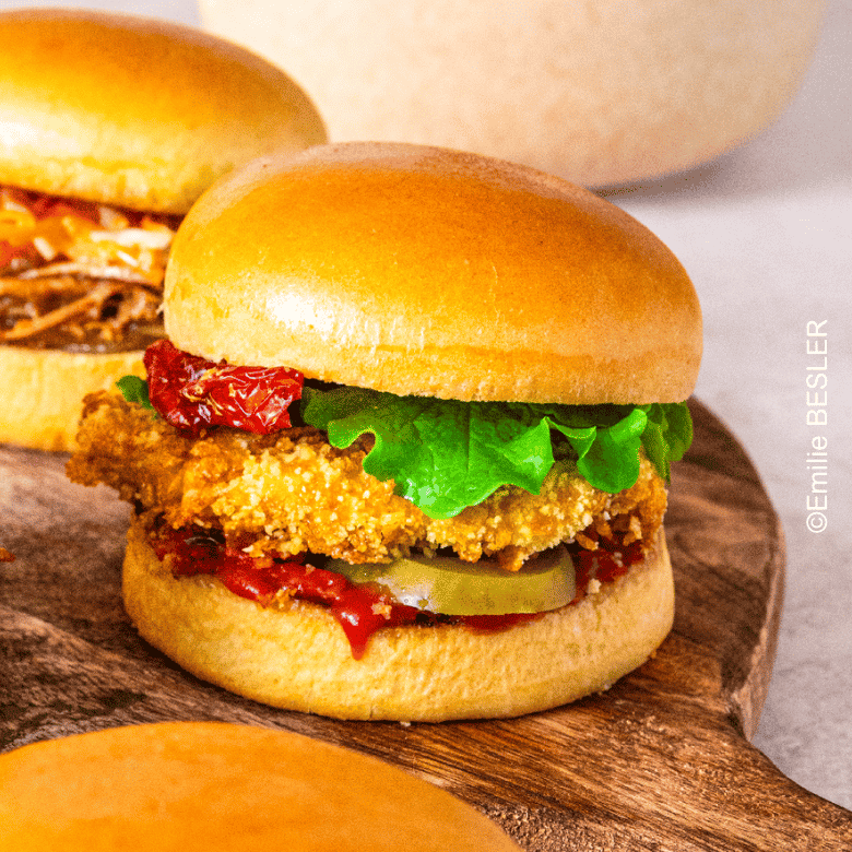 Petits Burgers Poulet Croustillant