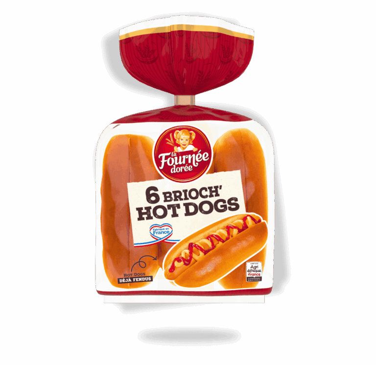 6 Brioch’ Hot Dogs