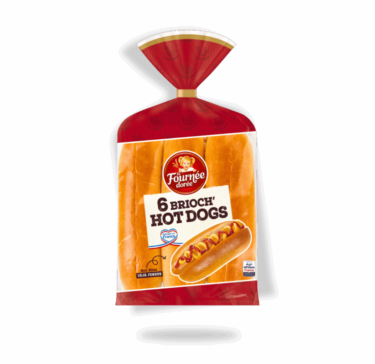 6 Brioch’ Hot Dogs