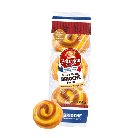 Tourbillons Brioché Crème pâtissière