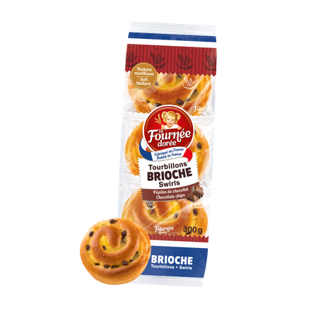 Tourbillons Brioché Pépites de chocolat