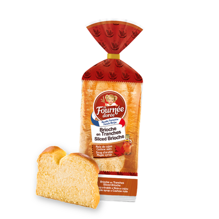 Brioche en tranches Noix de cajou sirop d’érable